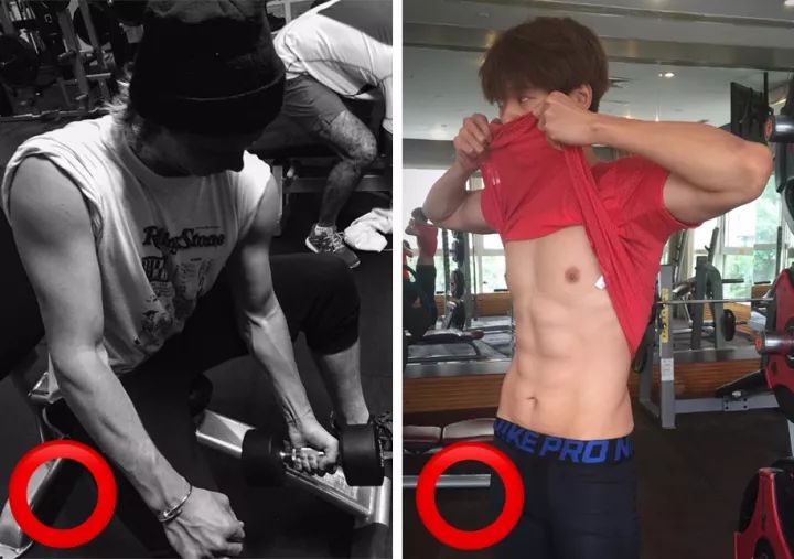 鹿晗的肌肉是 P 的?